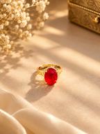 Ruby Radiance Gold Ring