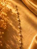 Golden Crystal Vine Bracelet
