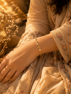 Golden Crystal Vine Bracelet