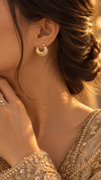 Pearl Studded Gold Bali