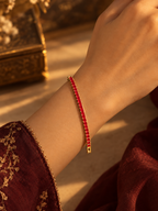 Ruby Red Tennis Bracelet